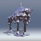 Chen Wenling中国风景NO.1 China SceneNO.1 155x182x100cm不锈钢Stainless steel 2007